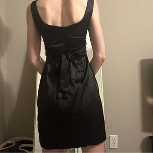 Teeze Me Elegant Black Bow Dress